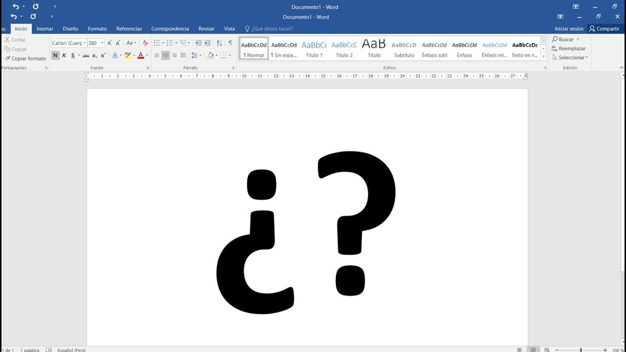 Como se pone el signo de interrogación en el teclado