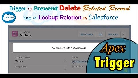 How to prevent delete record if parent object has child in Salesforce |  Prevent record from deleted