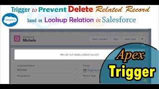 How to prevent delete record if parent object has child in Salesforce |  Prevent record from deleted