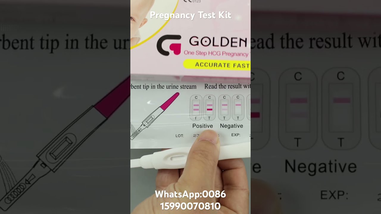 Wholesale HCG Pregnancy Test Strips Rapid Detection With CE ISO Marking Plastic Kit 