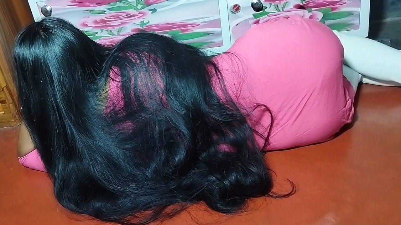 Slipped Time Silky Smooth Long Hair Play | Gorgeous Thick And Shine Long Play For Beautiful Girl |