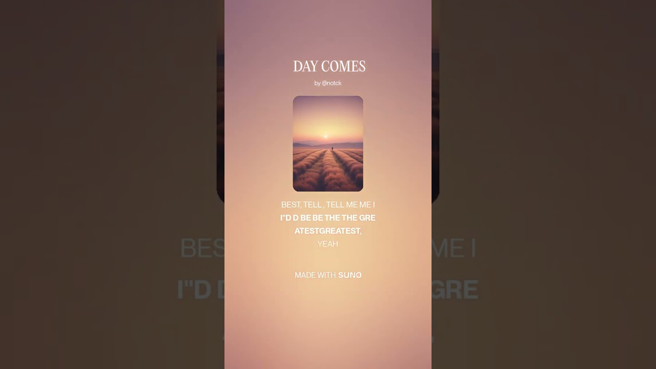 DAY COMES