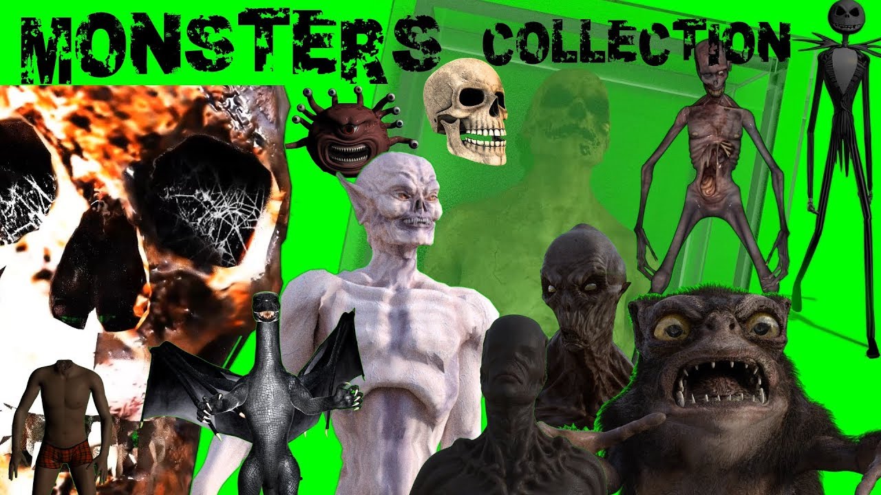 FREE HD Green Screen - BEST MONSTERS & CREATURES MEGA COLLECTION - 24 MINUTES
