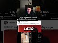 Bully Has Had Zero Evolution Since The Announcement #auger #ye #reaction #shorts