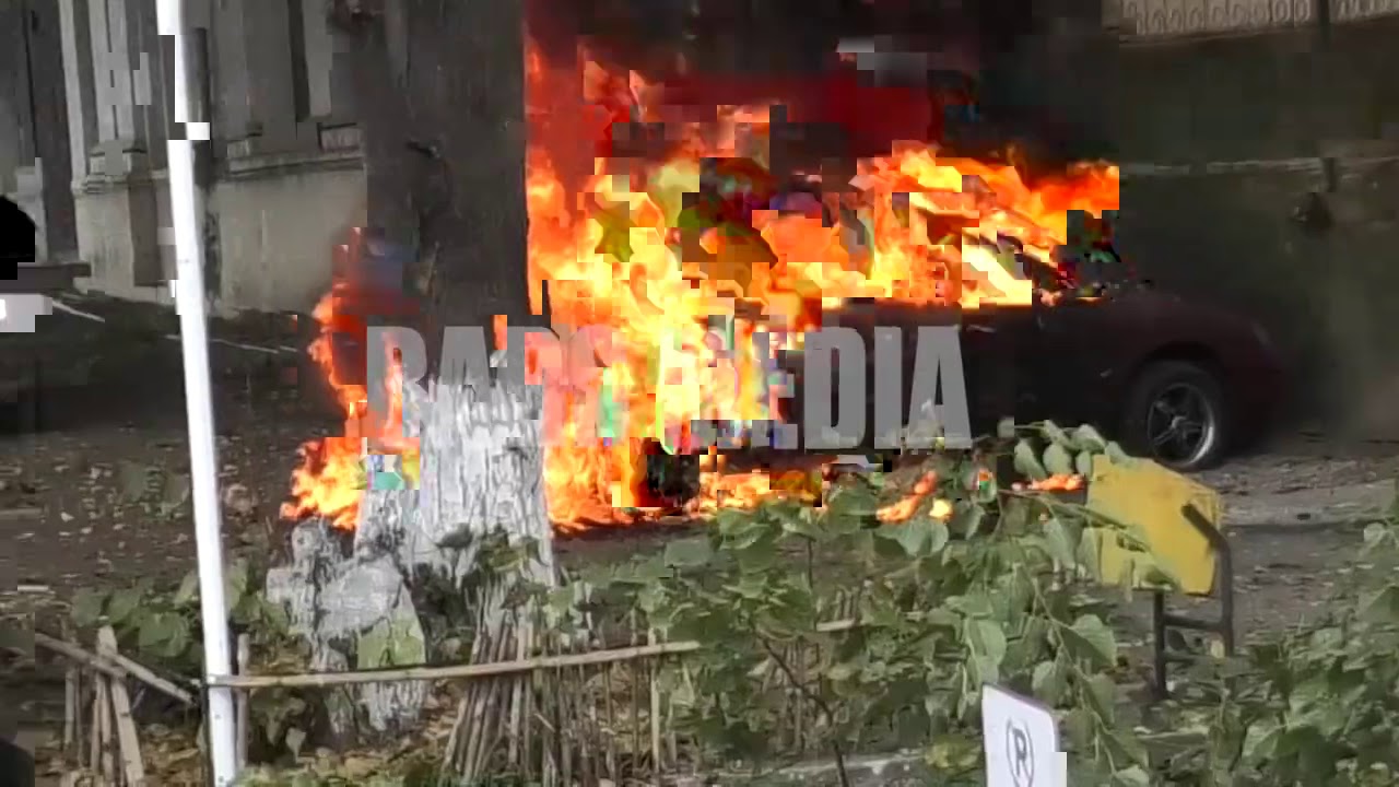 Кассетные бомбы над мирным Степанакертом/ Shelling Stepanakert with cluster bomb missiles 04.10.2020