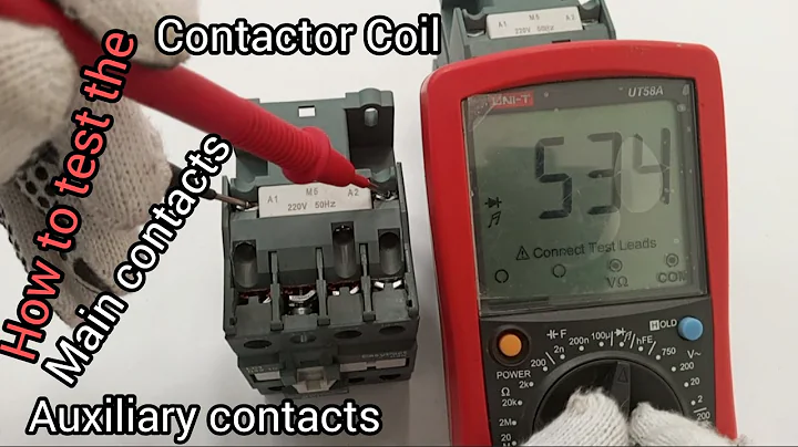 How to check a faulty contactor with multimeter | Complete testing | From coil to auxiliary