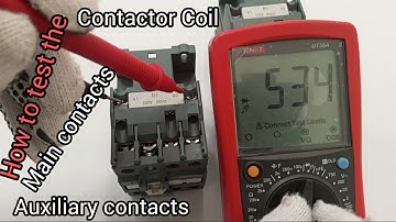 How to check a faulty contactor with multimeter | Complete testing | From coil to auxiliary