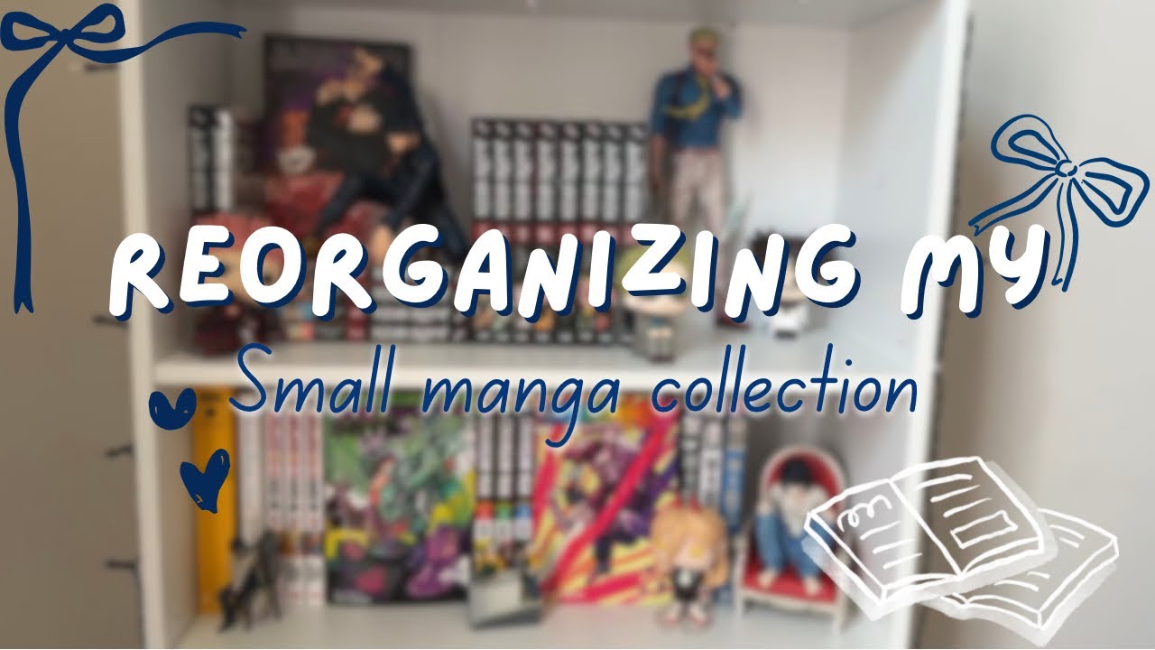 Reorganizing my small manga collection 