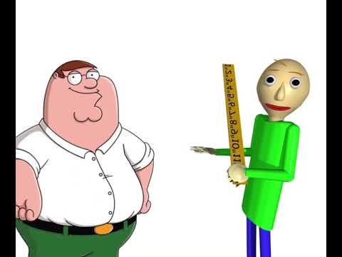 Peter meets Baldi from Baldi’s Basics