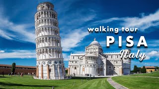 PISA 🇮🇹 LEANING TOWER 🇮🇹 ITALY 🇮🇹 WALKING TOUR 4K