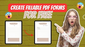 How to Create a fillable PDF form for free using Canva and PDF Escape 2023