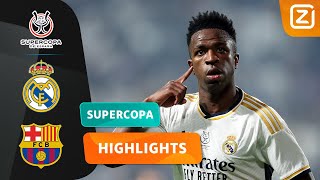 Grandioze Vinicius Schittert In El Clasico Real Vs Barcelona Supercopa 202324 Samenvatting