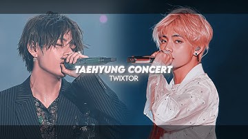 TAEHYUNG CONCERT TWIXTOR CLIPS FOR EDITING (4K CC + TOPAZ)