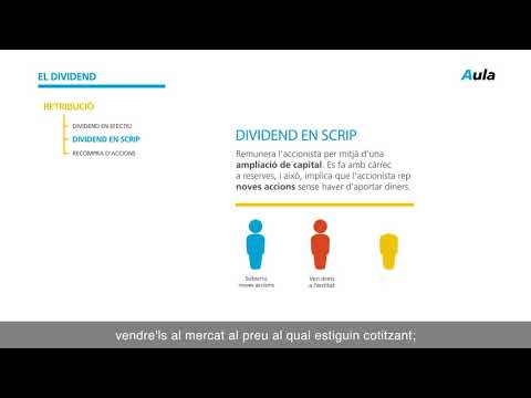 Vídeo: Què Són Els Dividends I Amb Què Es 