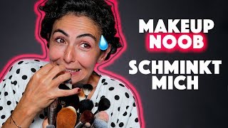 Es endet im Mental Breakdown 🤯 Meine Schwester schminkt mich 💣 Makeup Noob 🤹♀️ Hatice Schmidt