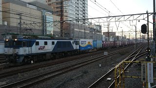 【EF64】EF64-1032牽引 貨物列車 3074レ 2017年11月7日 鶴見駅
