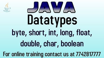 datatypes and variables in java in Hindi