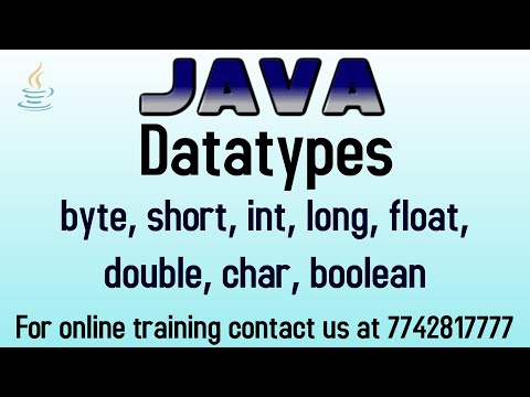 datatypes and variables