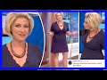 Good morning britain weather woman sparks frenzy in busty minidress as she replaces laura