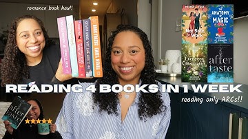 reading and reviewing ARCs (advanced reader copies) 📚🧐 reading vlog
