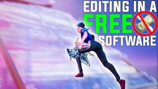 I Tried Editing A Montage In A FREE Software.. (VERY HARD)