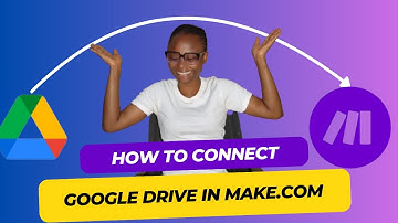 CONNECT Google Drive to Make.com in MINUITES!
