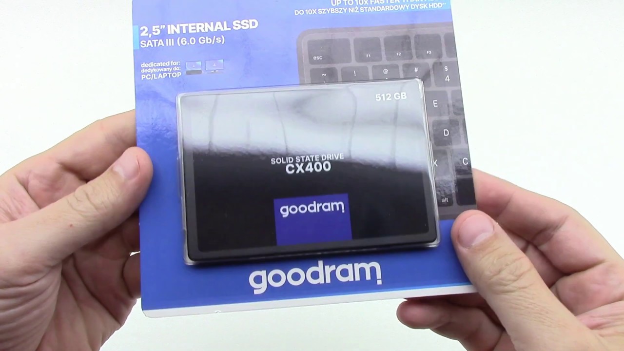 GOODRAM SSD CX400 512GB Unboxing HD - YouTube