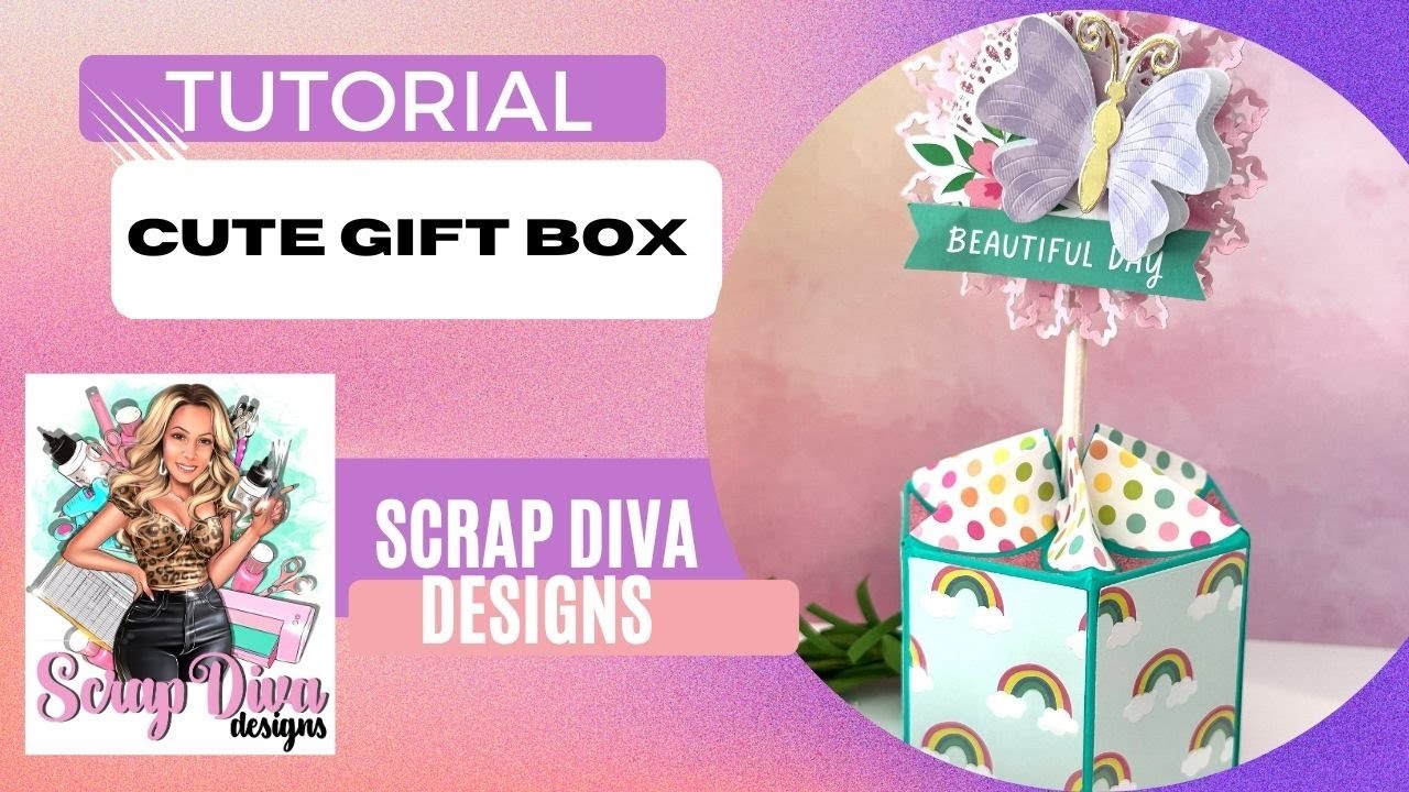 Cute Gift Box | Tutorial | Scrap Diva Designs
