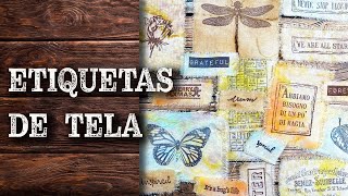 Etiquetas de tela para decorar tus proyectos