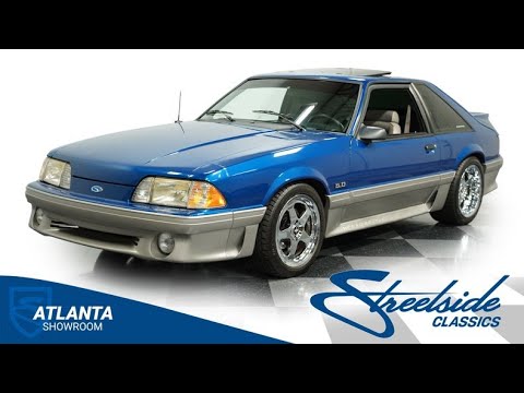 1990 Ford Mustang GT Supercharged for sale | 7605-ATL - YouTube