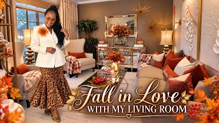 NEW 2026 FALL HOME DECORATING IDEAS | LUXURY HOME DECORATING IDEAS | MY FALL LIVING ROOM🍂 Episode 1