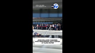 John Williams honored with performing arts center at alma mater