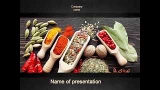 Set of Spices PowerPoint Template