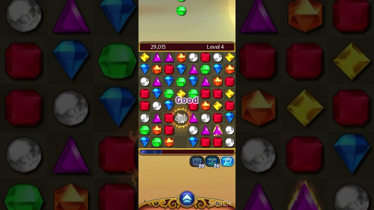 Bejeweled Mobile Classic Mode Gameplay