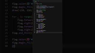 Bangladesh Flag Drawing in Python | Beginner Project 🔥