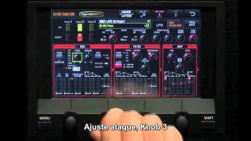 Roland JUPITER 80 Video Tutorial Parte 17 Edicao parcial de timbres LEGENDADO BRASIL