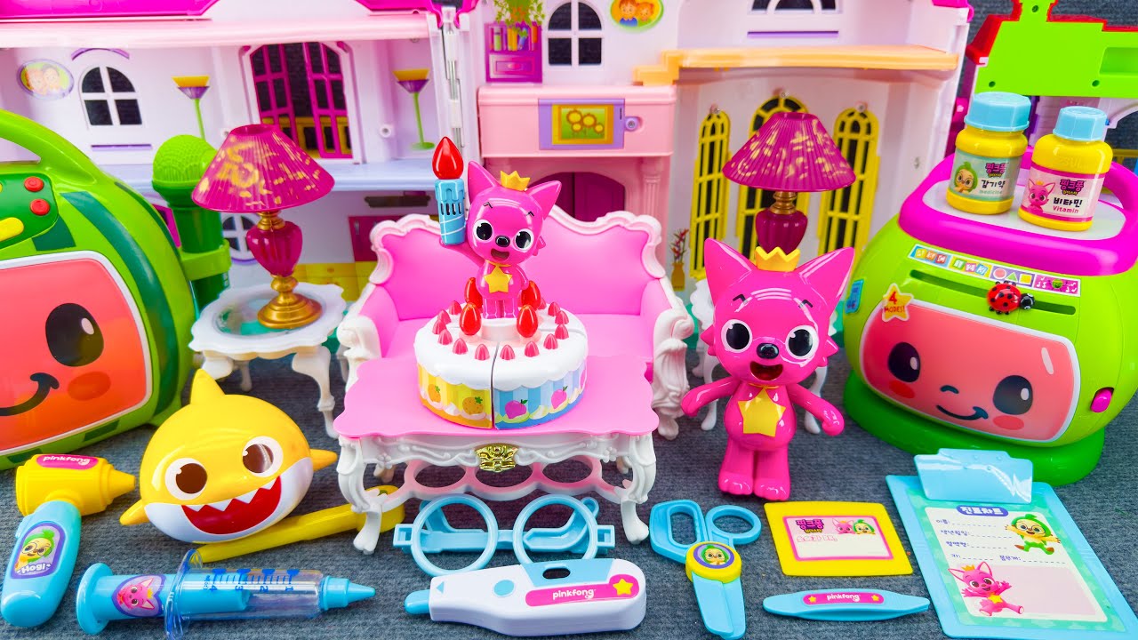 69 Minutes Satisfying With Unboxing Pinkfong Ambulance Playset, Pinkfong First Aid Set 💞 Review Toys