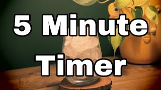 Five Minute Timer With Melting Ice and Relaxing Music