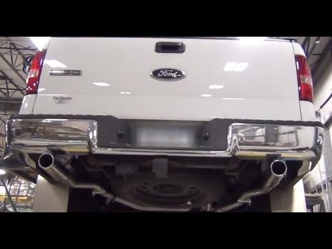 How much horsepower does a 2004 ford f150 54 have 2004 2008 Ford F 150 Performance Exhaust System Kit Cat Back Install Pypes Sft19v Youtube