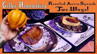 Roasted Acorn Squash - Two Ways! Sweet and Savory recipes! image