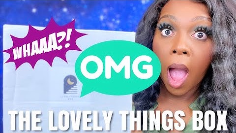 APRIL 2021: THE LOVELY THINGS BOX | THIS BOX IS AMAZING!! | TONYANICOLE