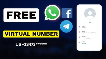 Get a FREE US Virtual Number for WhatsApp, FB, Telegram - 3-Day Trial!
