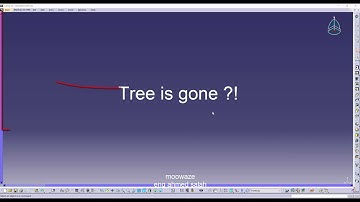 how to show tree in catia