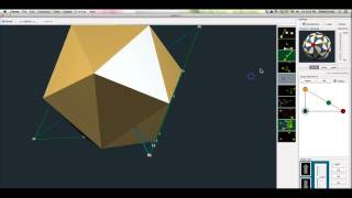 Volumetric Phi Scaling of 1/8 octahedron