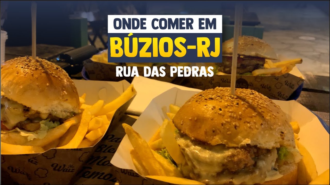 Onde comer em Búzios na rua das Pedras a NOITE Barato? Restaurantes em