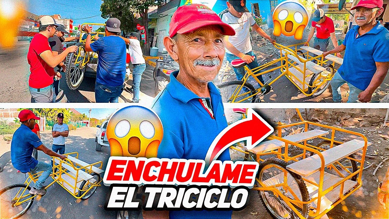 LE ARREGLAMOS SU TRICICLO Y SU REACCIÓN NOS CONMOVIÓ
