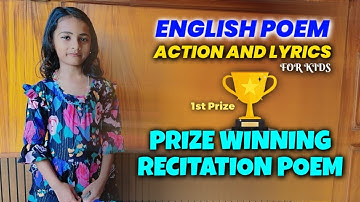Grade 1 Prize winning English poem recitation II Rain poem from Gul Mohar English Literature