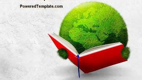 Reading World PowerPoint Template by PoweredTemplate.com