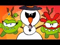 Om Nom يحارب رجل الثلج الشرير | قصص اوم نوم الموسم 8 الحلقة 10 | رسوم متحركة مضحكة للأطفال ⛄