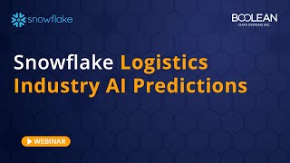 Webinar: Logistics Industry AI Predictions Accelerators